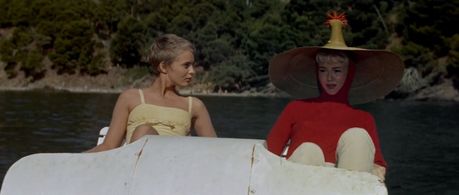 Mylène Demongeot and Jean Seberg in Bonjour Tristesse (1958)