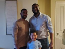 On the set of The Good Teacher