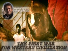 Michael Scott and Lucas Reeves in The First War for Western Civilization (2014)
