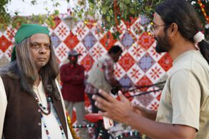 Sadashiv Amrapurkar and Wasim Maner at an event for Hou De Jarasa Ushir (2012)