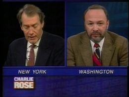 Joe Klein and Charlie Rose in Charlie Rose (1991)