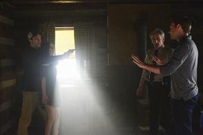 Matt Craven, Mark Hildreth, Kevin Sizemore, and Kathleen Munroe in Resurrection (2013)