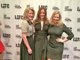 Tara Battani (middle) at the Stage Raw Awards for her Best Actress Nomination for 'Summer & Smoke'