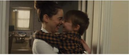 With Emilia Clarke (me before you)