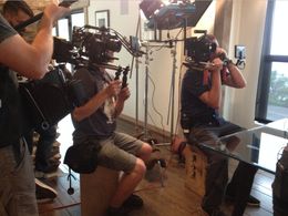 On the set of Bardo Blues.