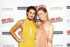 Sophia Ali and Ashlyn McEvers at an event for Bad Kids of Crestview Academy (2017)