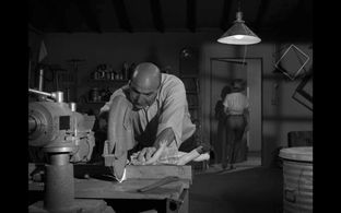 Telly Savalas and Mary LaRoche in The Twilight Zone (1959)