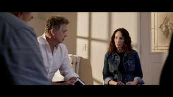 John Schneider and Tiffany McDonald in Funnel (2023)