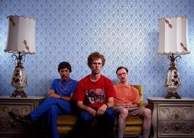 Jon Gries, Aaron Ruell, and Jon Heder in Napoleon Dynamite (2004)