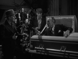 Robert Armstrong, David Bruce, and George Zucco in The Mad Ghoul (1943)