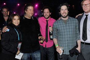 Jason Reitman, America Ferrera, Ben York Jones, Jonathan Schwartz, and Drake Doremus