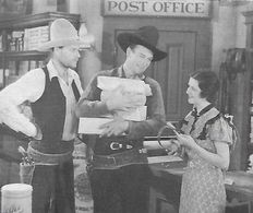 John Wayne, Lane Chandler, and Nancy Shubert in Sagebrush Trail (1933)