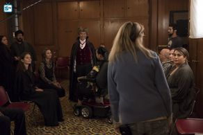 Michelle next to George Take in Fresh off the Boat