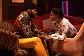 Amin Joseph and Angela Lewis in Snowfall: The Iliad: Part 2 (2022)