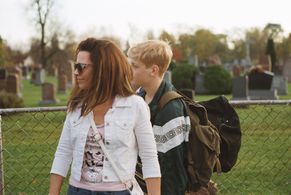 Anne Dorval and Antoine Olivier Pilon in Mommy (2014)
