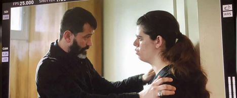 Yehuda Levi and Gefen Kaminer in East Side (2023)