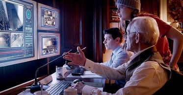 Lance Henriksen, Davy Raphaely, and Rachel Nielsen in Alpha Rift (2021)