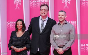 British television producer Nicola Shindler, British television producer Russell T Davies and British actor Russell Tove