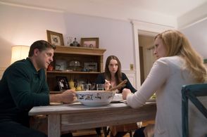 Jennifer Ferrin, Joe Tippett, and Amy Forsyth in Rise (2018)