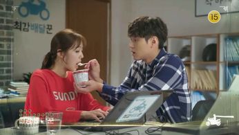 Go Kyung-Pyo and Chae Soo-bin in Strongest Deliveryman (2017)