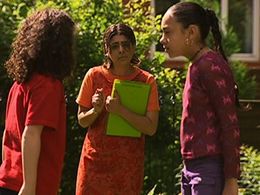 Dani Harmer, Nisha Nayar, and Montanna Thompson in The Story of Tracy Beaker (2002)