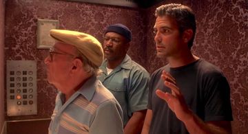 George Clooney, Ving Rhames, and Philip Perlman in Out of Sight (1998)