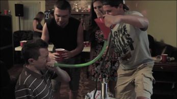 Kevin Austra, Bonnie von Duyke, Ryan Cox, and Alex Frunzi in Awesome Movie (2013)