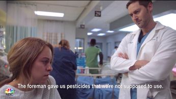 Lisann Valentin opposite Ryan Eggold in 