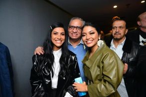 Elghety with producer Ahmed El Sobky & Actress Huda El Mufti in 