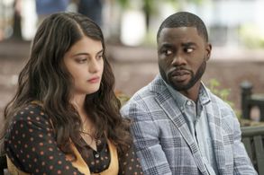 Sofia Black-D'Elia and Garrick Bernard in Single Drunk Female (2022)