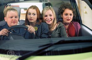 Mika Boorem, Scout Taylor-Compton, Alexa PenaVega, and Kallie Flynn Childress in Sleepover (2004)