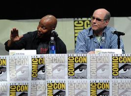 Erik King and Clyde Phillips at an event for Dexter (2006)