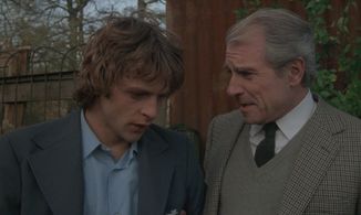 Lucas Belvaux and Jean Poiret in Cop Au Vin (1985)