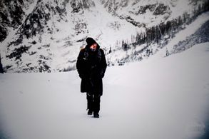 DP. Benedict Neuenfels fighting the elements near Mont Blanc