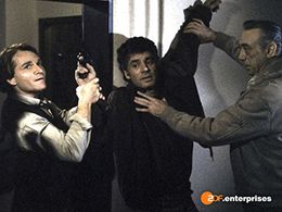 Matthias Ponnier, Horst Tappert, and Fritz Wepper in Derrick (1974)