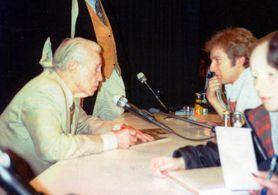 with Budd Boetticher, Filmfest Munich 1996.