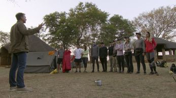 Phil Keoghan, Kristi Leskinen, Jen Hudak, Alexander Rossi, Conor Daly, Cody Nickson, Jessica Graf, Henry Zhang, Evan Lyn