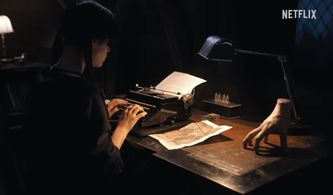 Victor Dorobantu and Jenna Ortega in Wednesday (2022)