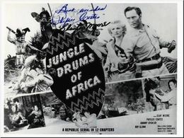 Clayton Moore and Phyllis Coates in Jungle Drums of Africa (1953)