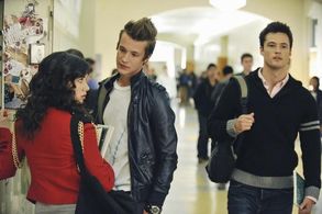 Erica Dasher, Matthew Atkinson, and Nick Roux in Jane by Design (2012)