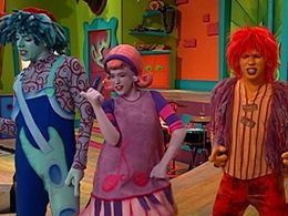 Lisa Lennox, Chad McNamara, and Jonny Wexler in The Doodlebops (2004)