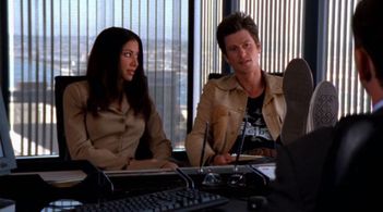 Idalis DeLeon, Spencer Garrett, and Vincent Ventresca in The Invisible Man (2000)