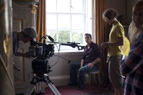 On the set of 'Compulsion'