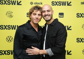 Lukas Gage and Sebastian Arroyo