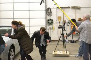 On the set of Joseph James' feature film 