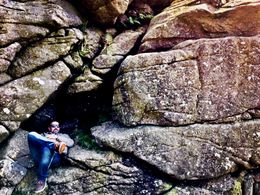Break during a shoot on Hound's Tor
