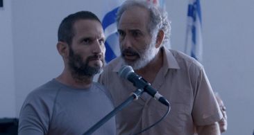 Shai Avivi and Guri Alfi in Black Space (2020)