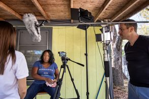 Chiara McCarty, Lynnette 'L.A.' Brown, & Sean LaFollette in What About Molly