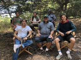 Kirk Harris, Deja Monique Cruz, Dodge Prince, Cole Springer, Kobi Frumer, and Michael Anthony Page in The Quest for Tom 