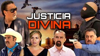 Eleazar Garcia Jr., Emilio Montiel, Luis Huizar, Vianey Huizar, Jesus Heredia, and Max Hernandez Jr. in Justicia Divina 